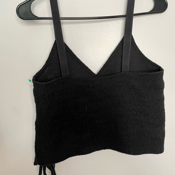 Madewell knitted tank with double side ties: size S - Picture 2 of 7